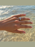 Anillo redondo circones ajustable