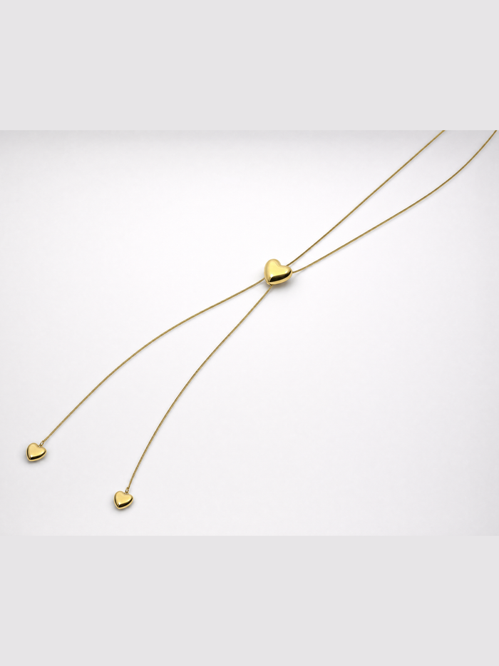 Collar ajustable corredizo enchapado en oro 18k · libre de níquel | Buono Joyas