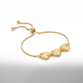 Pulsera Triple Corazón