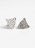 Aros Leopardo plateados