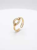 Anillo Enchapado Oro 18K Aura