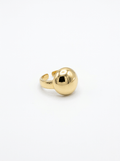 Anillo Enchapado Oro 18K Óvalo