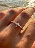 Anillo Enchapado Plata Cruz
