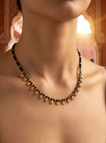 Collar Bronce Artesanal India Flores