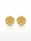 Aretes Girasol Dorado