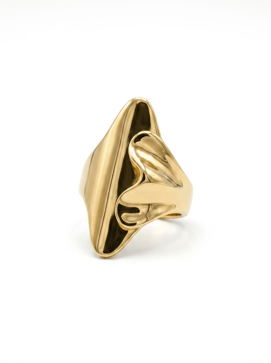 Anillo Ola Dorado