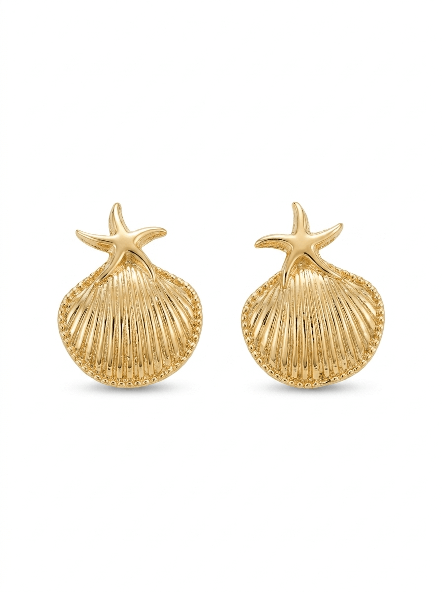 Aros Sirena Dorada