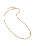 Collar Cadena Espejo Dorada