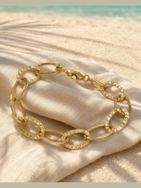 Pulsera eslabones ovalados tamaño grande