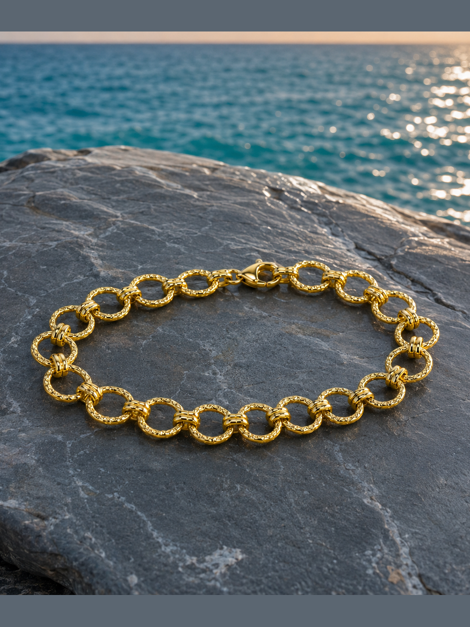 Pulsera eslabones ovalados tamaño pequeño