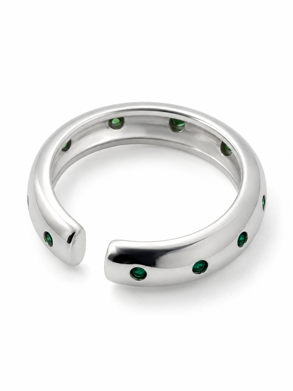 Anillo redondo circones ajustable