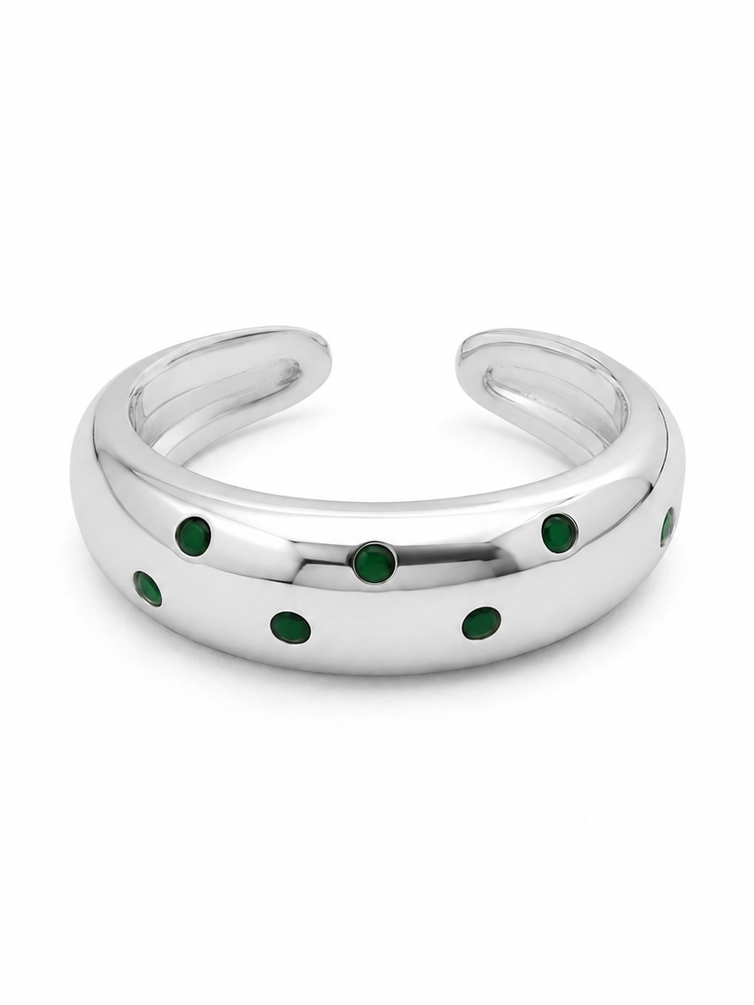 Anillo redondo circones ajustable