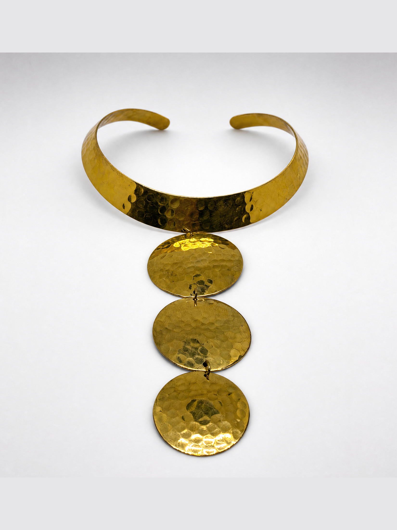 Collar Gargantilla Jaipur Bronce Martillado