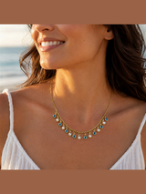 Collar ojo turco