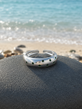 Anillo redondo circones ajustable