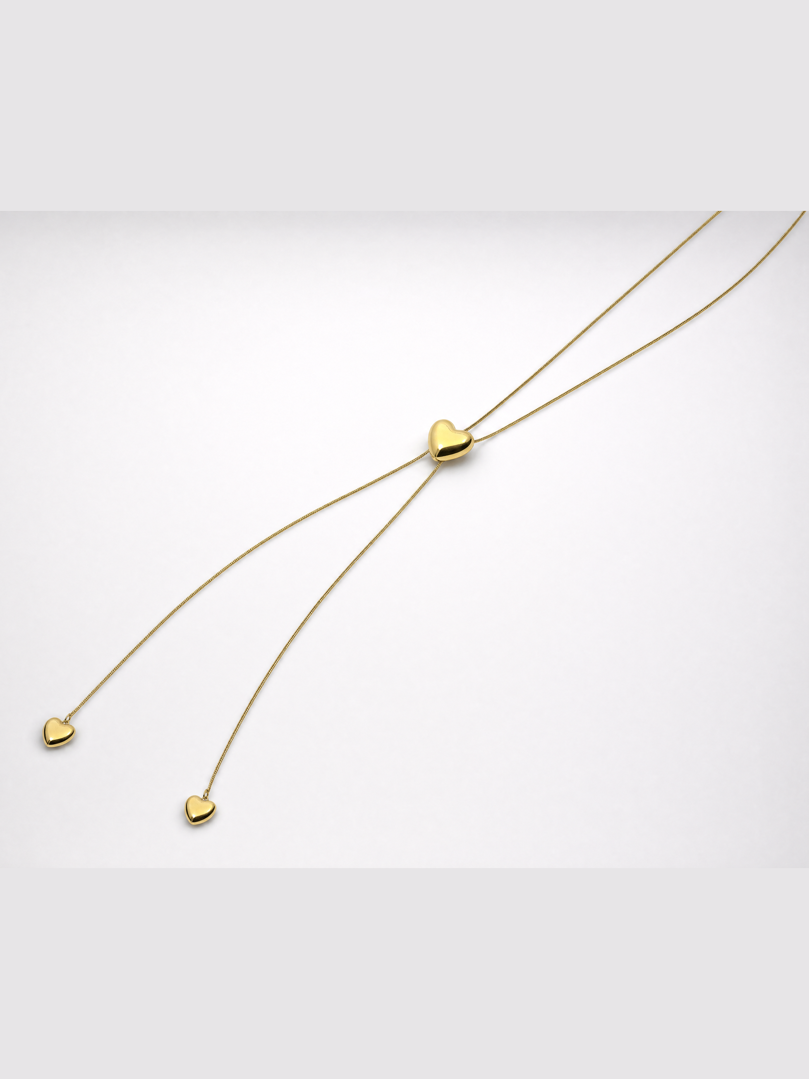Collar ajustable corredizo enchapado en oro 18k · libre de níquel | Buono Joyas