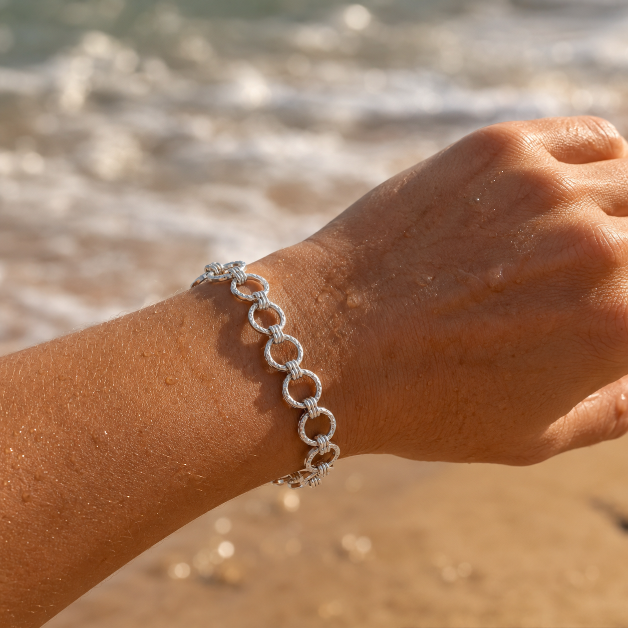 Pulsera eslabones ovalados tamaño pequeño