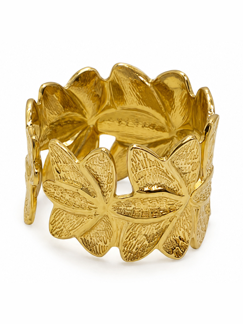 Anillo diseño flor