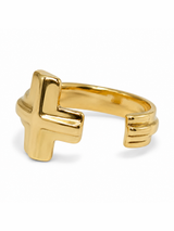 Anillos forma T o cruz, ajustable