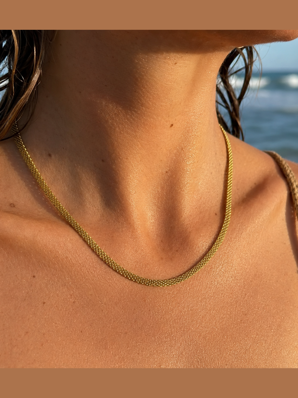 Collar estilo malla italiana
