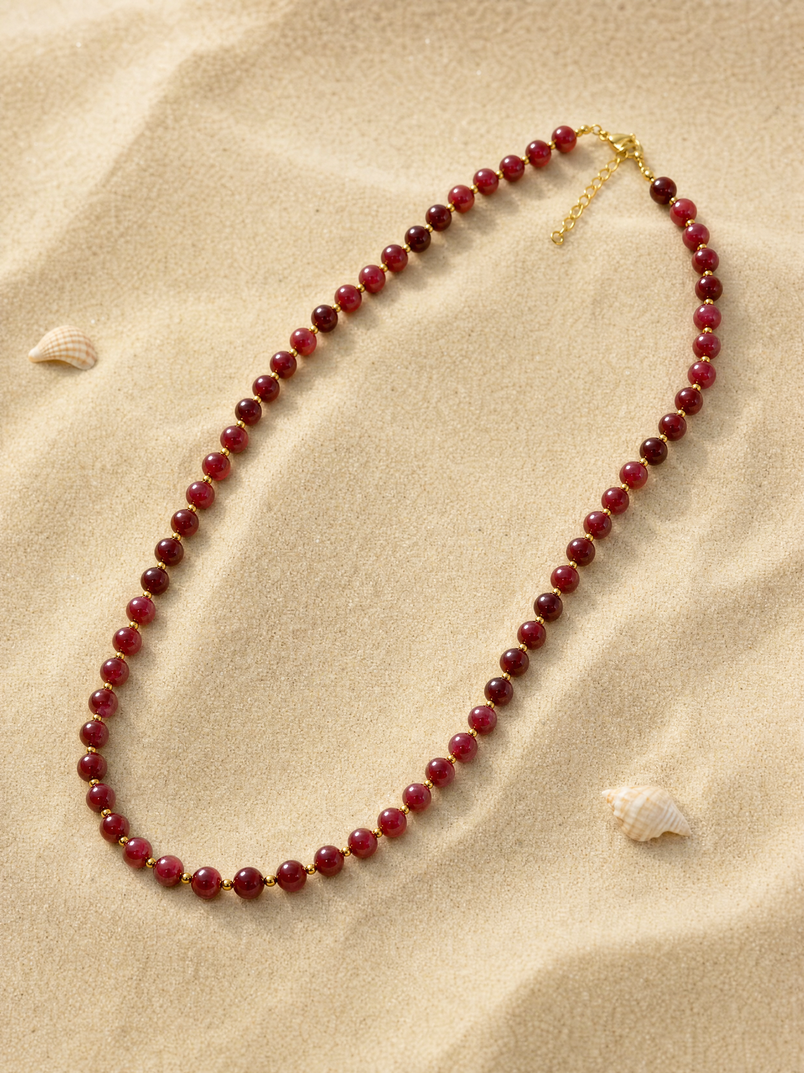 Collar XL con ágata rosa · foto 2 · Buono Joyas
