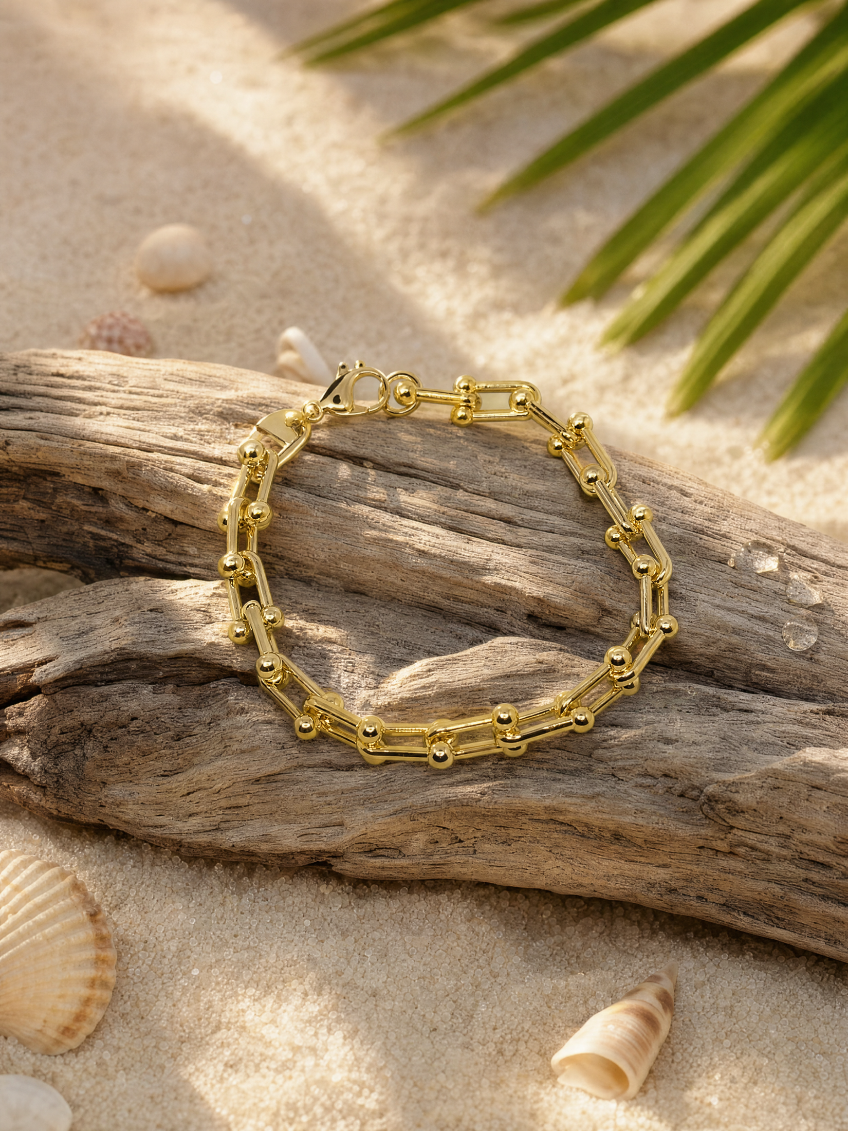 Pulsera eslabones entrelazados con nudos · foto 2 · Buono Joyas