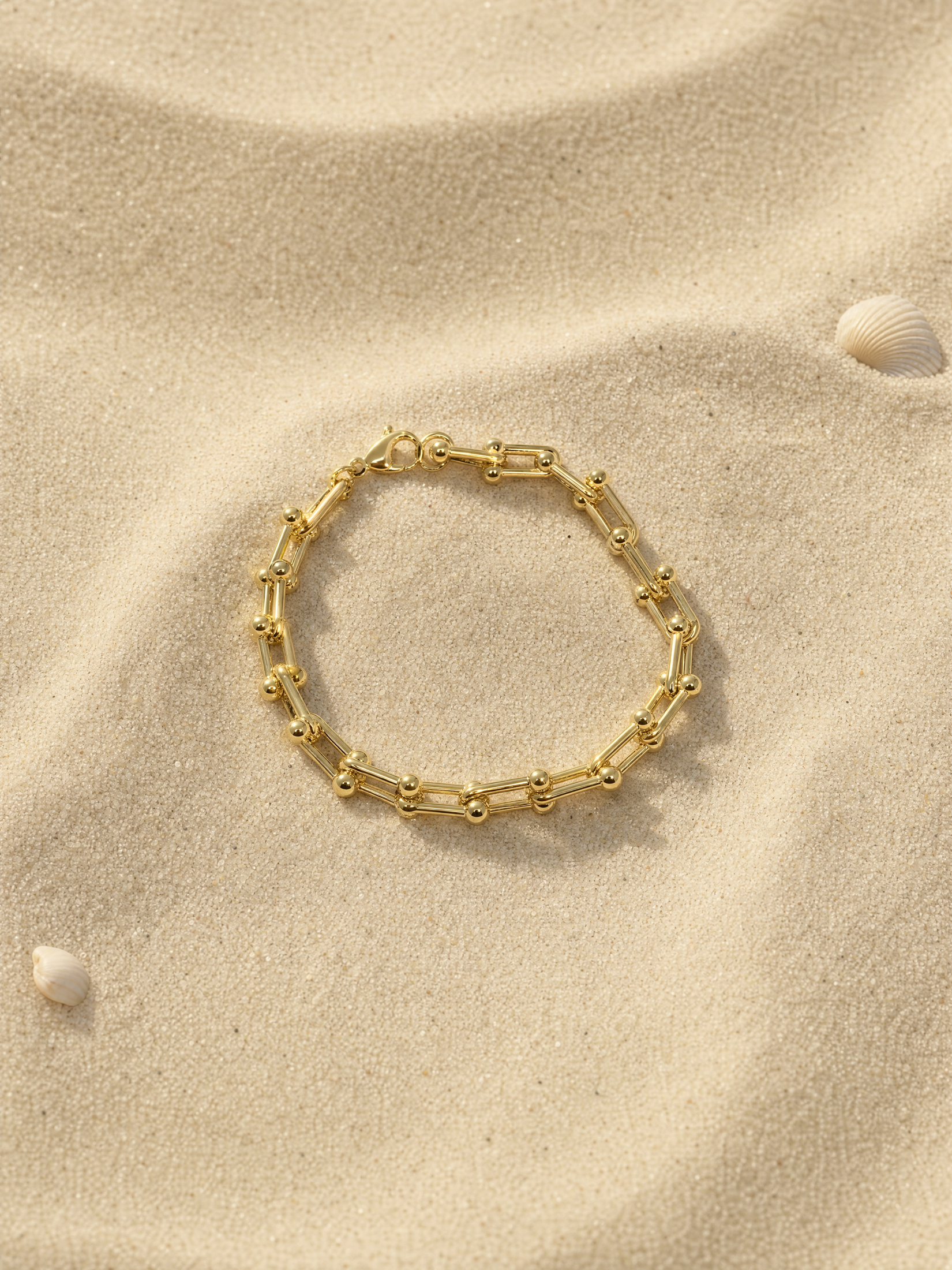Pulsera eslabones entrelazados con nudos · foto 3 · Buono Joyas