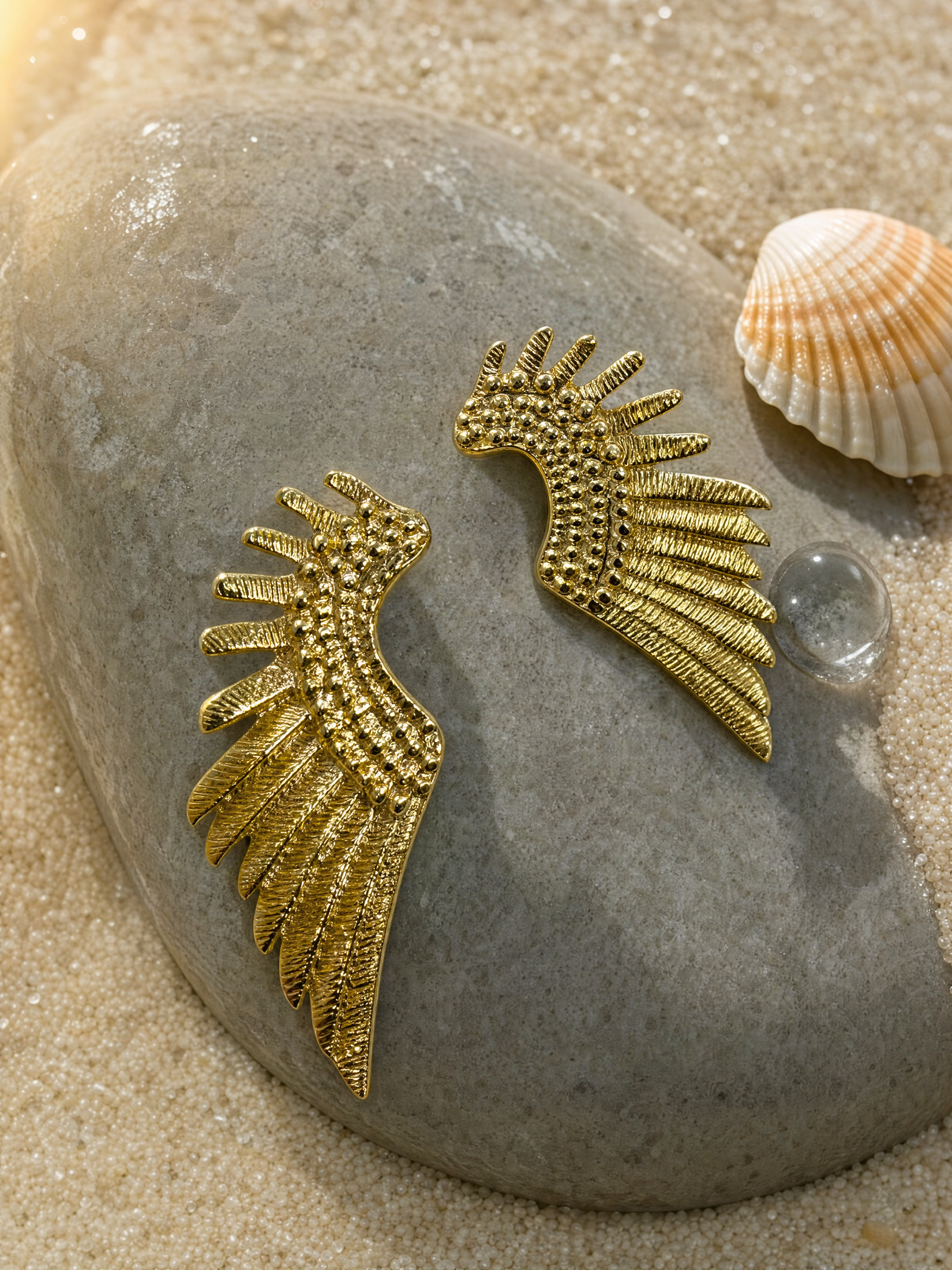 Aros alas de ángel · foto 4 · Buono Joyas