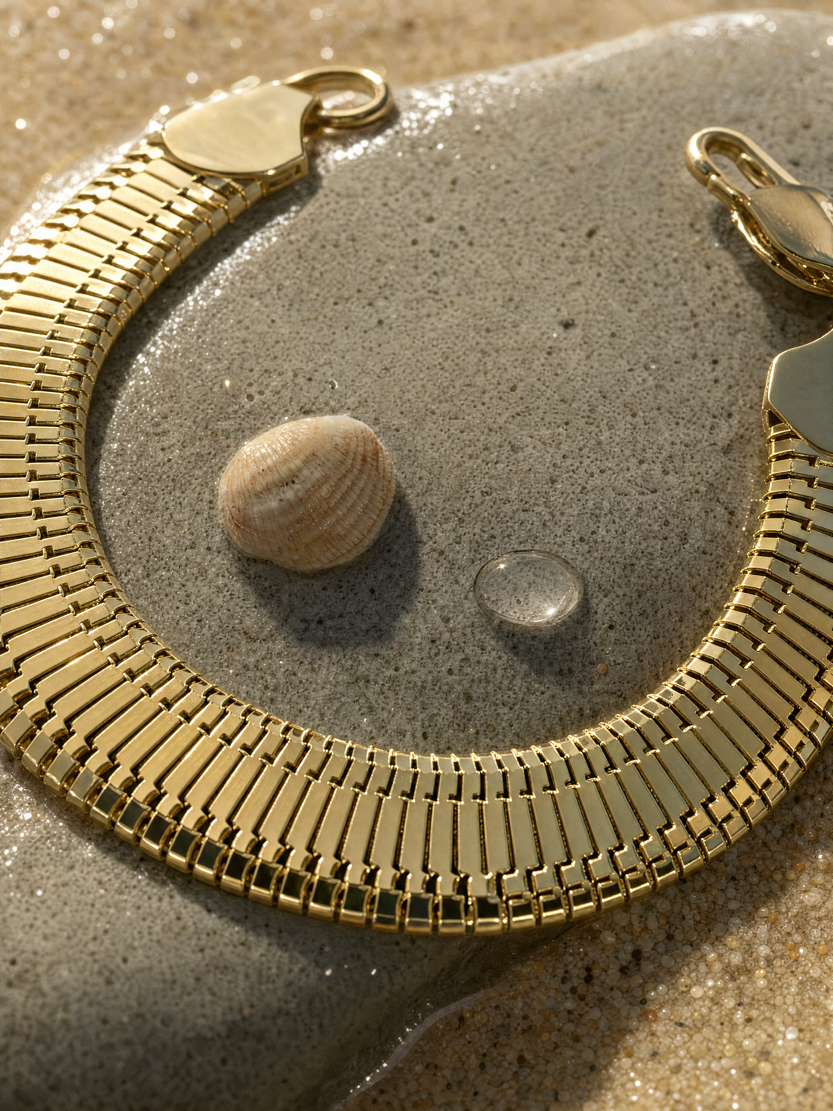 Pulsera tejido serpiente plana · foto 3 · Buono Joyas