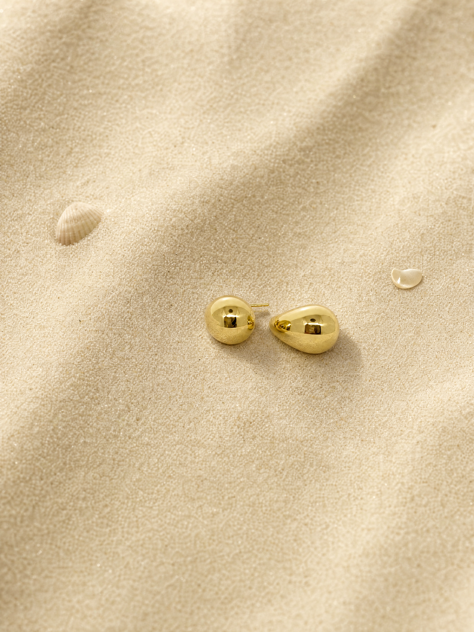 Aros gota tres tamaños (oro y plata) · foto 3 · Buono Joyas