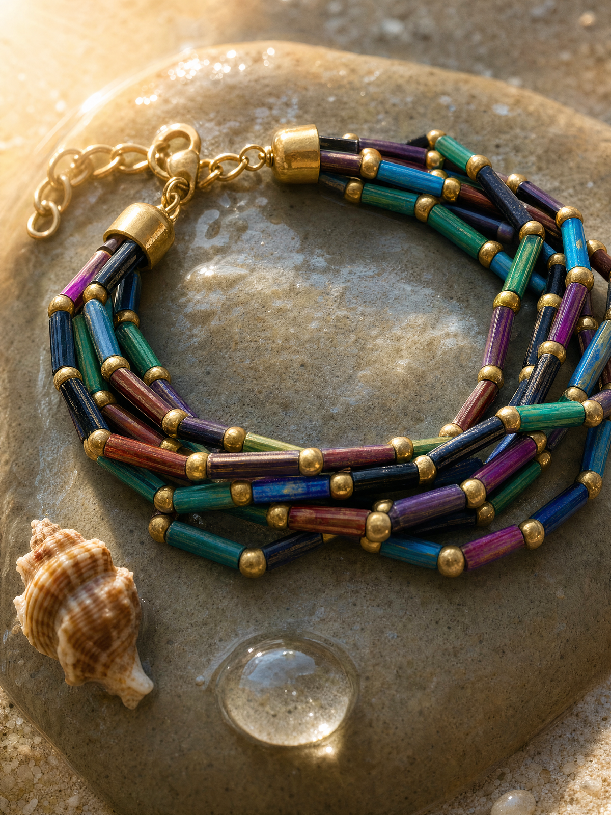 Pulsera bronce multivueltas · foto 3 · Buono Joyas
