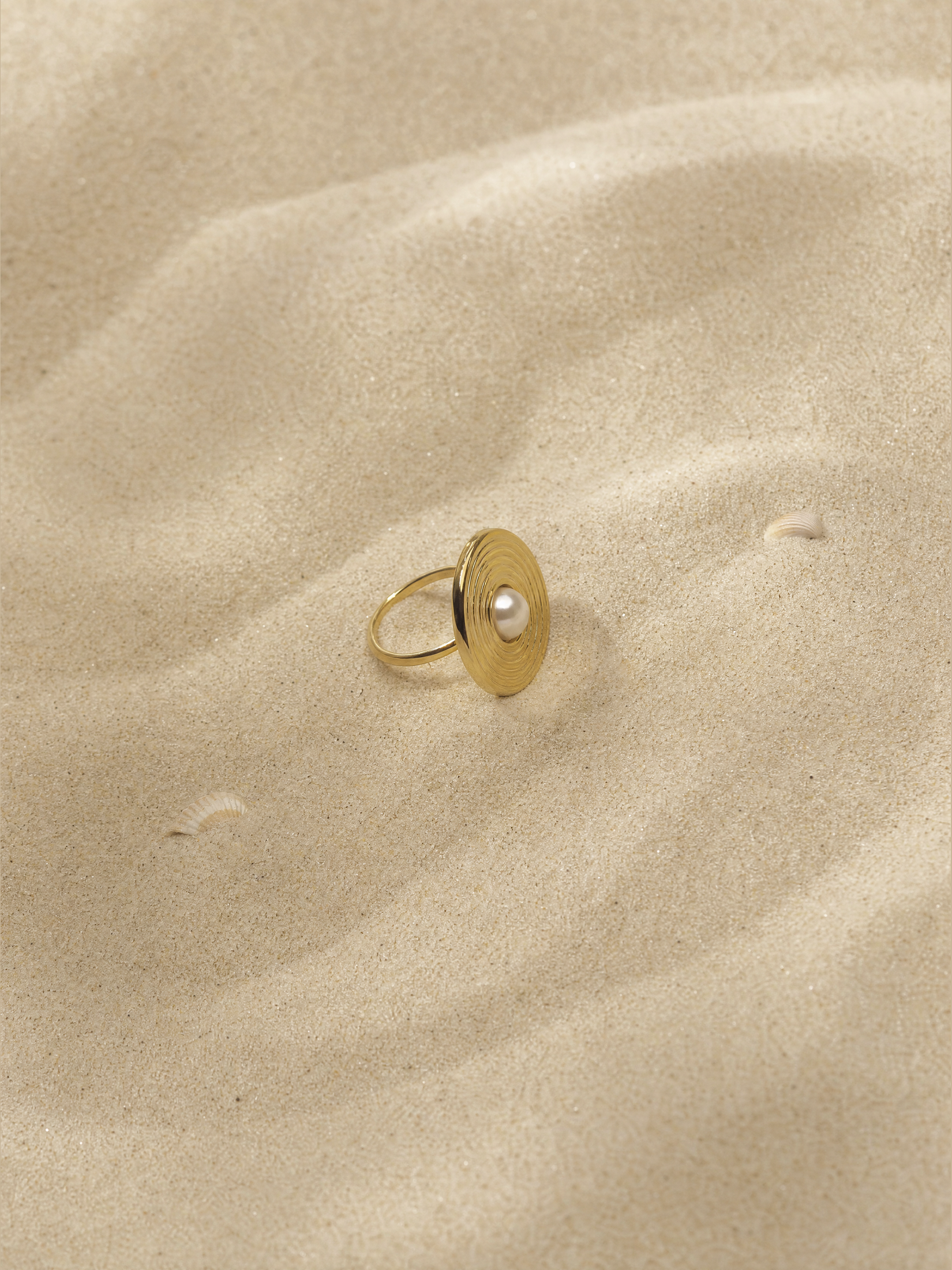 Anillo circular texturizado · foto 3 · Buono Joyas