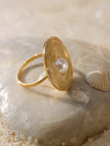 Anillo circular texturizado · foto 4 · Buono Joyas