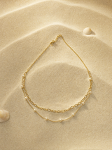 Collar doble con perlas de río · foto 3 · Buono Joyas