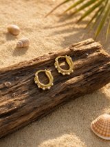 Argollas con perlas distribuidas · foto 2 · Buono Joyas