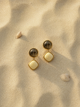 Aros colgantes ojo de tigre · foto 3 · Buono Joyas