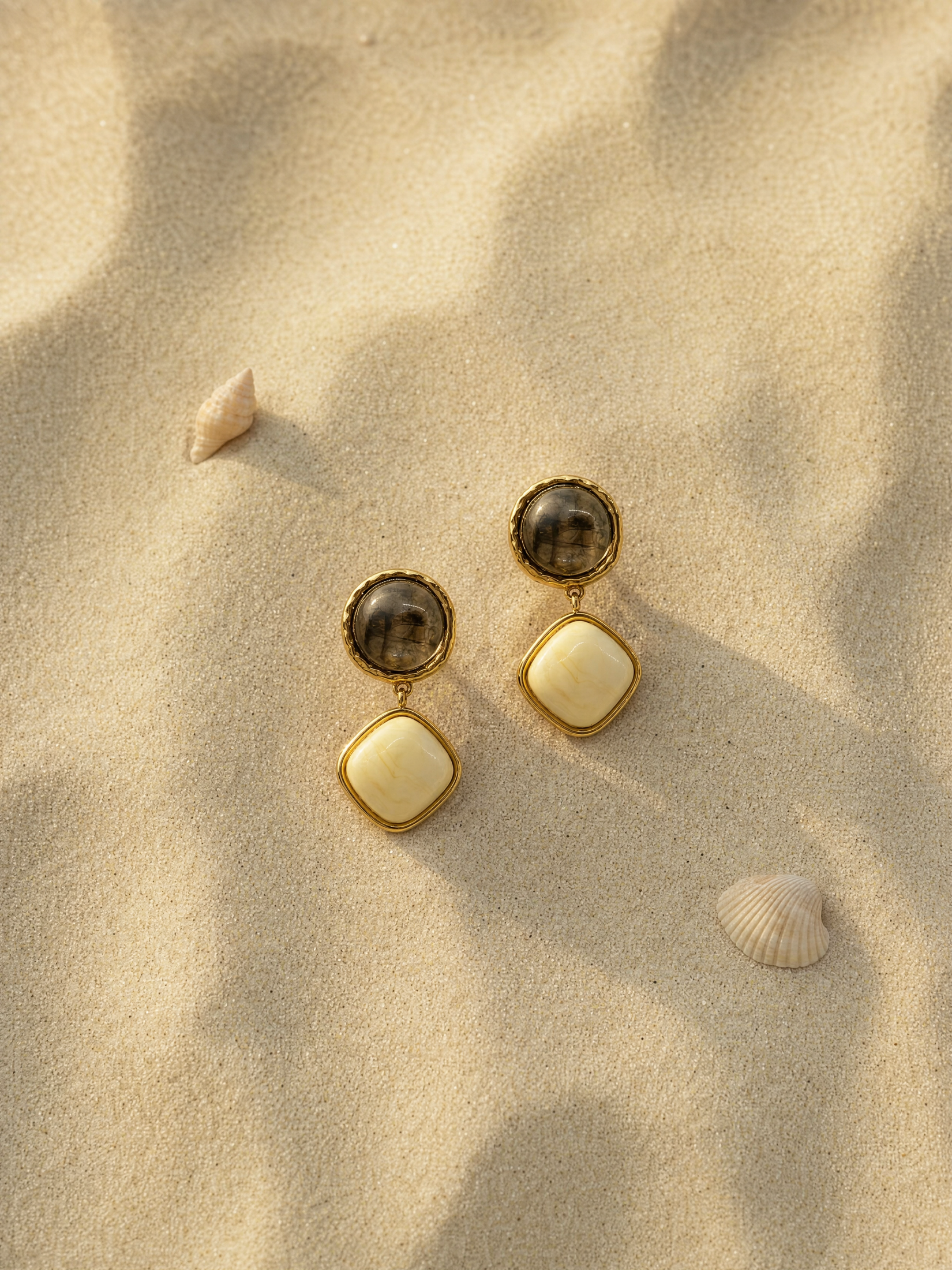 Aros colgantes ojo de tigre · foto 3 · Buono Joyas