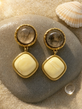 Aros colgantes ojo de tigre · foto 4 · Buono Joyas