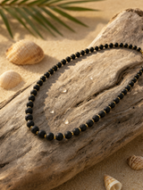 Collar XL con piedra volcánica · foto 2 · Buono Joyas