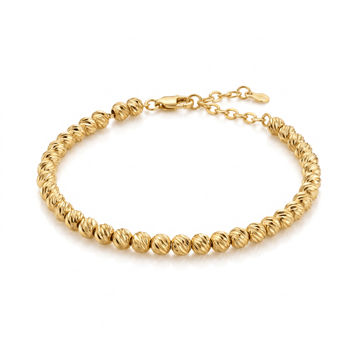 Pulsera Esferas Doradas