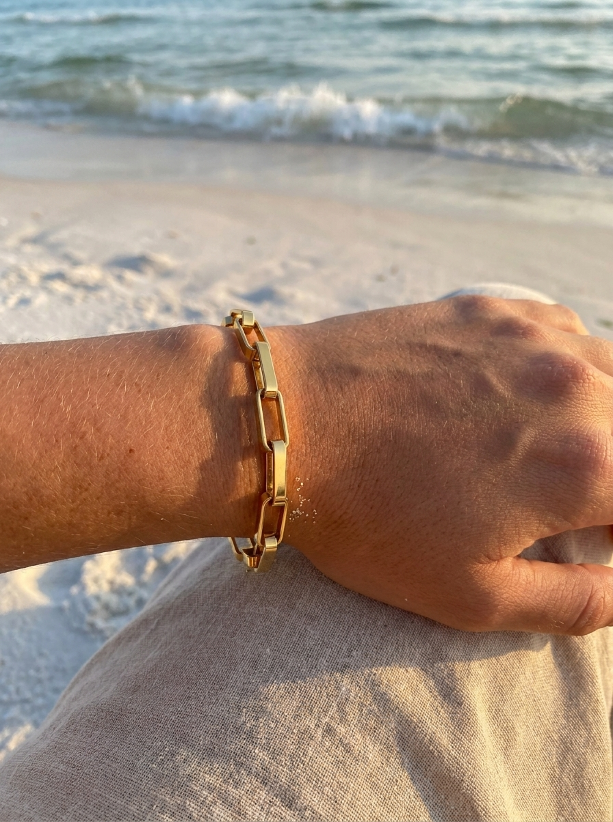 Pulsera eslabones alargados