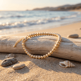 Pulsera Esferas Doradas