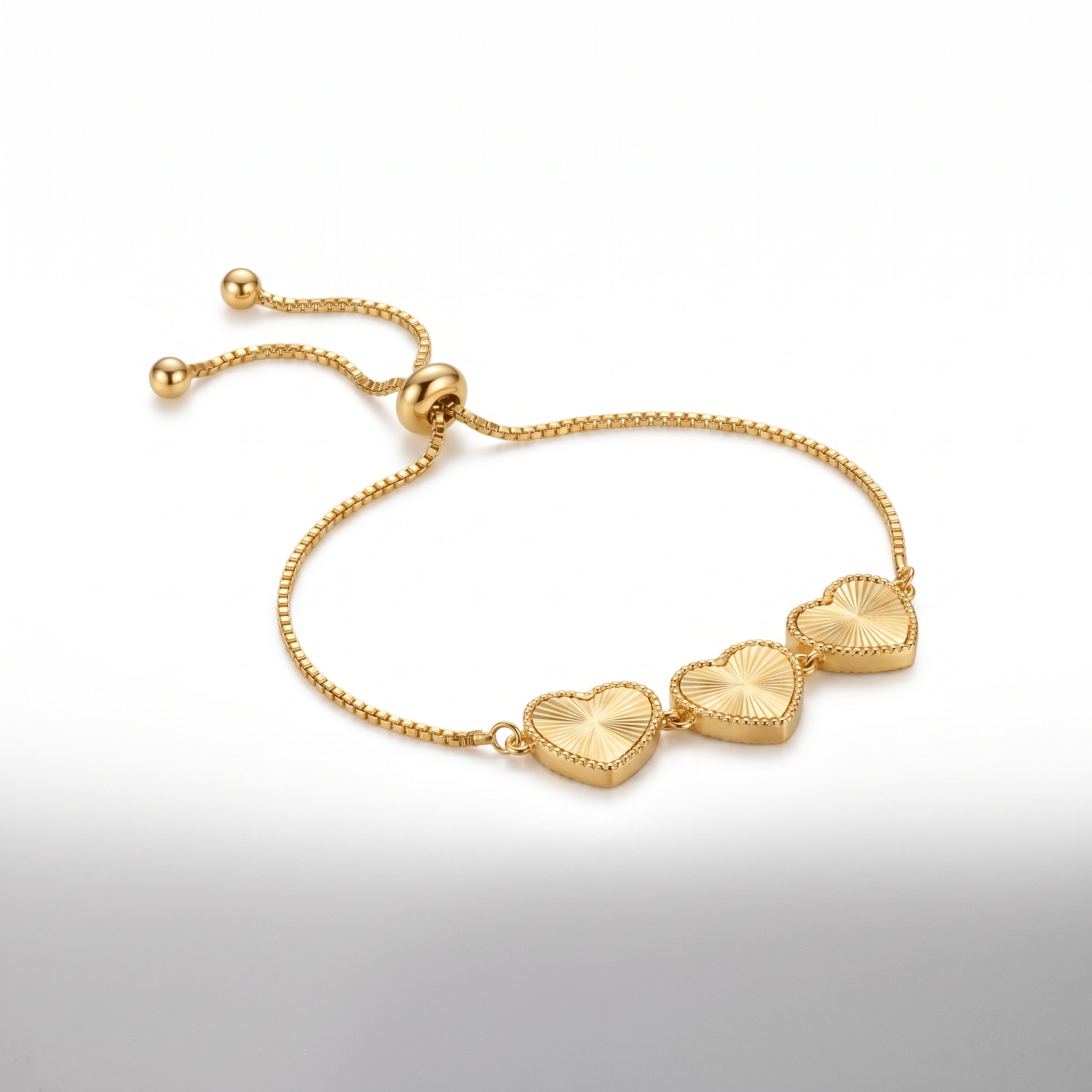 Pulsera Triple Corazón