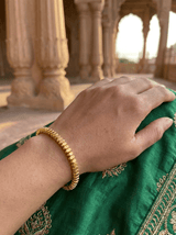 Pulsera Bronce Faceteada Jaipur