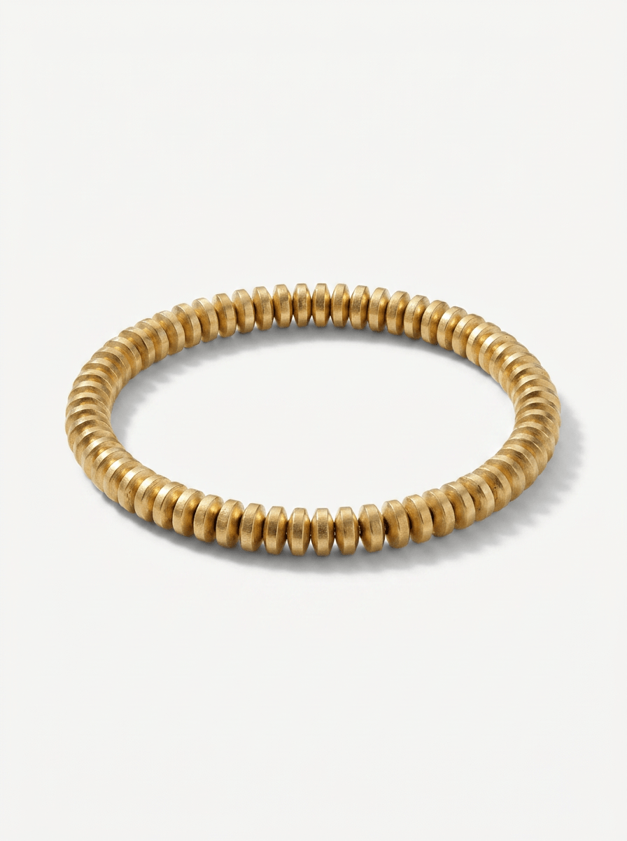 Pulsera Bronce Rondelle Jaipur