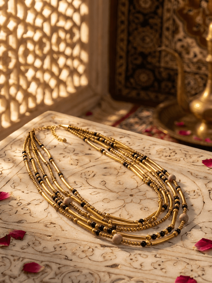 Collar Bronce Multicapas Jaipur