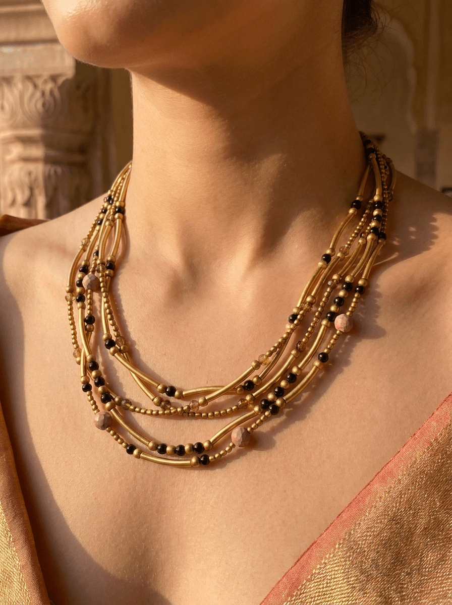 Collar Bronce Multicapas Jaipur
