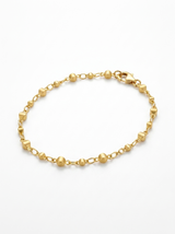 Pulsera Enchapada Oro 18K Bubble Sphere