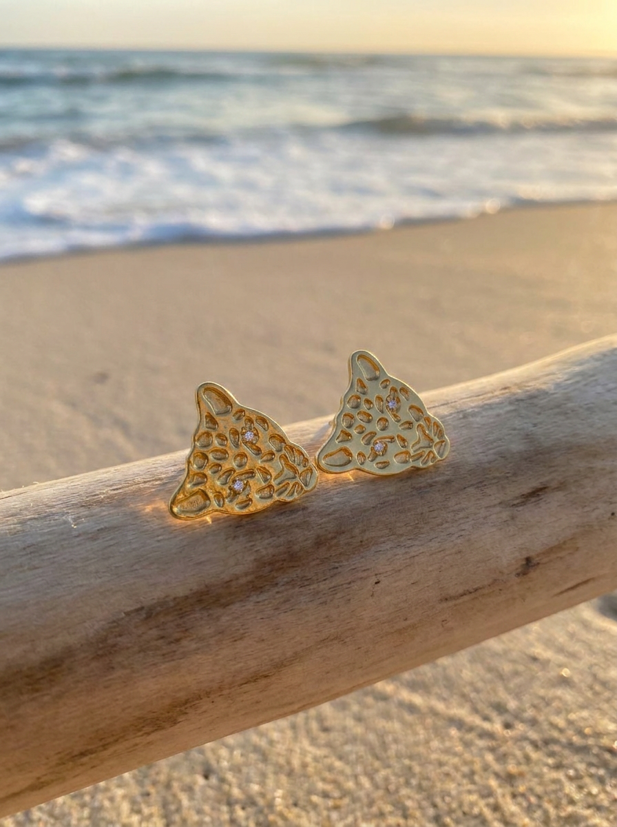 Aros Leopardo Dorados