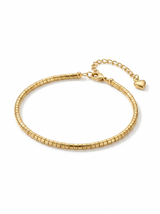 Pulsera Enchapada Oro 18K Linea brillante